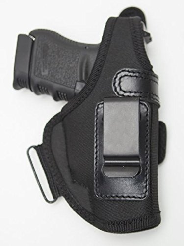 Cebeci 10018LB55 Left-Hand Nylon IWB Thumb Break NTS 10018 Holster Gun Belt, Black