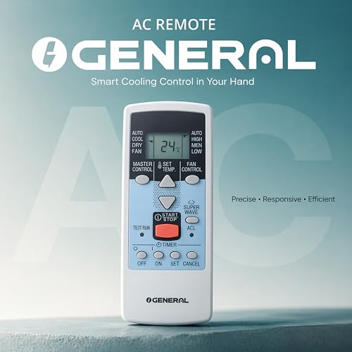 Image of Electronic Spices AC Remote | Compatible with O General AC (Model AC-22W /AR-JE11) with AAA Batteries