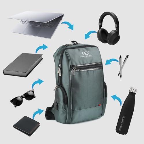 Image of Gilmore Oak Phoenix Compact Anti Theft Design Laptop Backpack Suitable up to 15.6 inch laptop size, With USB Charging Port (22 Liters)