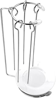 SHERCHPRY 1 conjunto de cabides de churrasco de aço inoxidável cabides de churrasqueira reutilizáveis espetos de churrasco espetos de churrasco suporte espetos de espetos de espetos de espetos de espetos de espetos de espetos de cabide suporte para churrasqueira