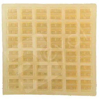 Reyal Mould and Concrete Spacers PVC Rubber Multi Cover Block Mould 36 Cavity for Slab (20mm/25mm)