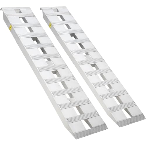 Rampas de carga de aluminio resistente 72 x 15 pulgadas 2 unidades