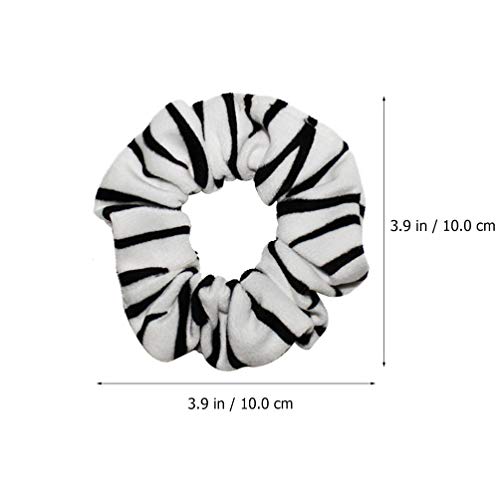 TENDYCOCO 6 peças de elásticos para cabelo de pelúcia, elásticos para cabelo, cordas de cabelo de ze