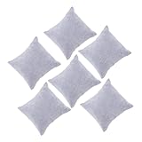 iplusmile 6 pièces Lot de Petits Coussins Velours Gris pour Bracelets Montres et Chaînes...