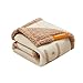 Hund und günstig Kaufen-Feandrea wasserdichte Hundedecke, Sherpa Fleece Haustier Decke für Miniaturhunde und kleine Hunde, Katzen, 101 x 73 cm, M, maschinenwaschbar, beidseitiger Sofabezug-Schutz, beige PPB040K01