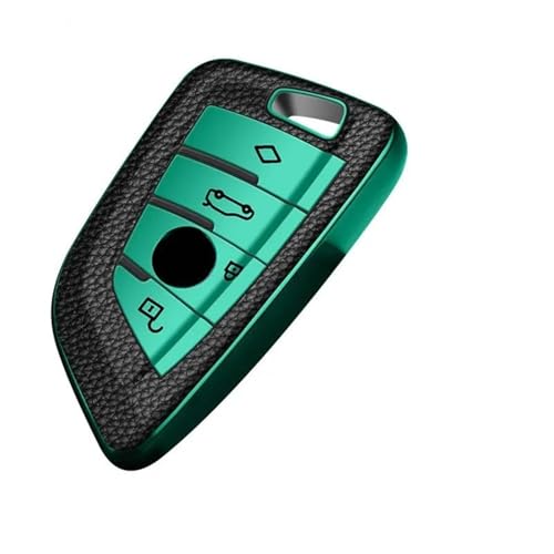 Porte-clés coque de protection pour clé voiture au design moderne et finitions premium vert