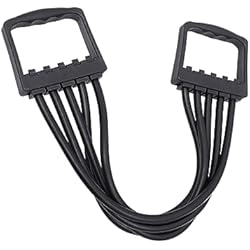 Equipos De Musculacion INOOMP Herramienta De Gimnasia Ajustable De Acero Para El Equipo De Entrenamiento De Fitness Muscular Brazo Tira De La Banda Resistente Expansor De Doble Propósito Dilatador