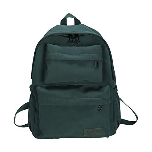 Preisvergleich Produktbild Mode Rucksack Wasserdichter Nylon Damen Reiserucksack Reisetasche Schultasche Schulmädchen Schultasche Mädchen Schultasche 30cm13cm40cm Grün