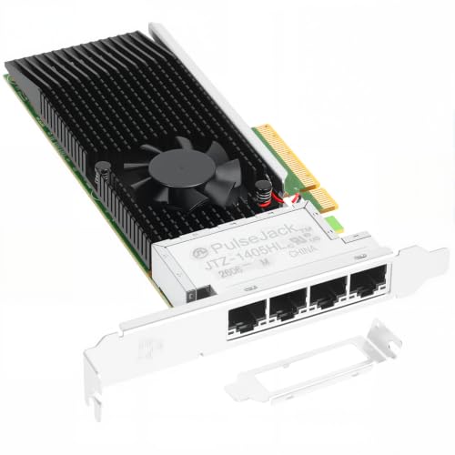 Image of Vogzone for X710-T4 10GbE PCIe 3.0 x8 NIC, Quad RJ45 10GBASE-T Adapter