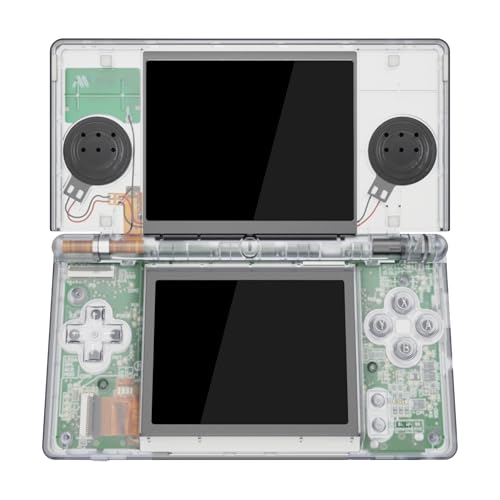 Image of eXtremeRate Glow in Dark - Green Replacement Full Housing Shell for Nintendo DS Lite, Custom Handheld Console Case Cover with Buttons, Screen Lens for Nintendo DS Lite NDSL - Console NOT Included