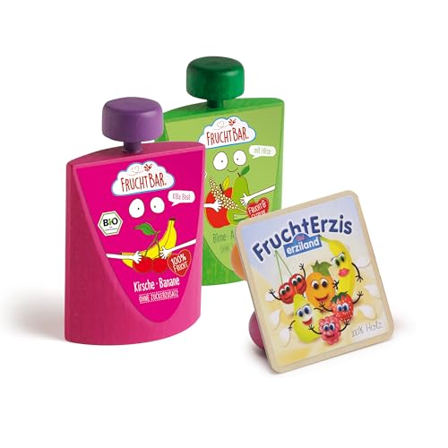Erzi 03092 Kaufladenspielzeug für Kinder aus Holz Set
