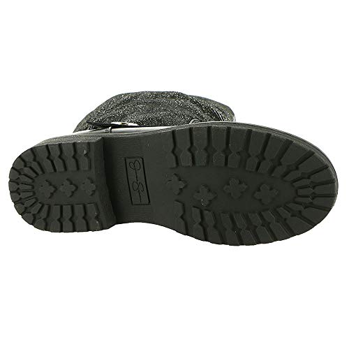 Jessica Simpson Kids Summit Girls' Toddler-Youth Boot 4 M US Big Kid Black3