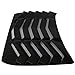 IKON MOTORSPORTS, Window Louvers Compatible with 2016-2021 Honda Civic Sedan, Rear Window Louvers Cover Sun Shade ABS