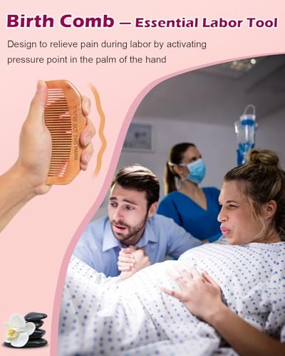 Postpartum Recovery Essentials Kit - Birth Comb,Peri Bottle,Disposable Postpartum Underwear,Perineal Healing Foam,Instant Ice Pads,Cooling Pad Liners,Socks,Wash Bag,Postpartum Kit Gift Set