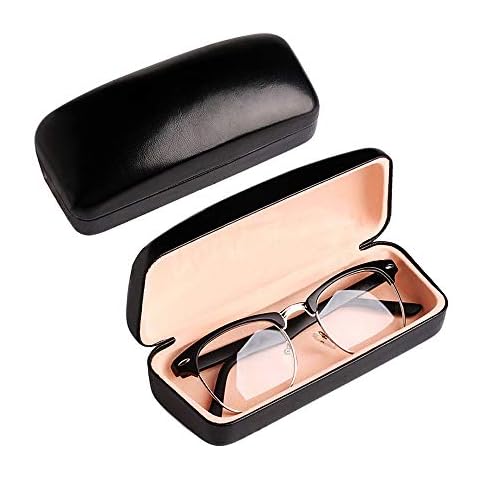 Large Hard Leather Eyeglass Case by SteelFever Cover
