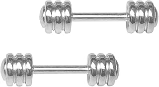 Worlds Smallest Toys 2Pcs Miniature Dumbbells Dumbbell Barbell Model Pretend Play Workout Fitness Exercise Equipment Gifts for Kids Worlds Smallest Worlds Smallest Toys Toys