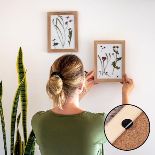 Image of 100PCS Picture Frame Backing Clips Picture Turn Button Fasteners Metal Photo Frame Hardware Backing Clips with 100 Pcs Frame Hardware Backing Clips to Hold Painting Poster in Frame Back Fasteners