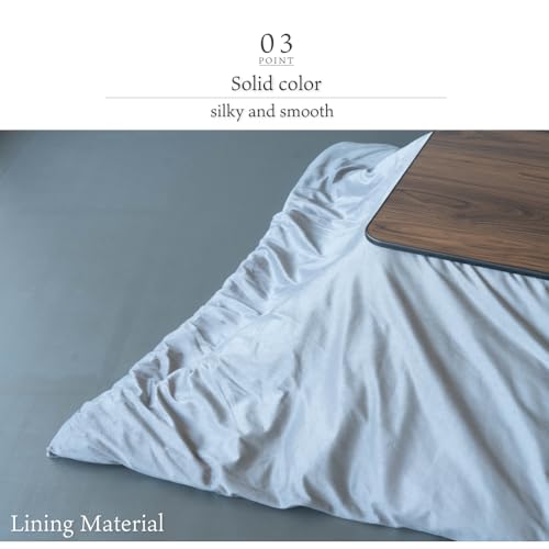image for KEN JAPAN Kotatsu Blanket, Kotatsu Futon, Reversible 100% Polyester Fa