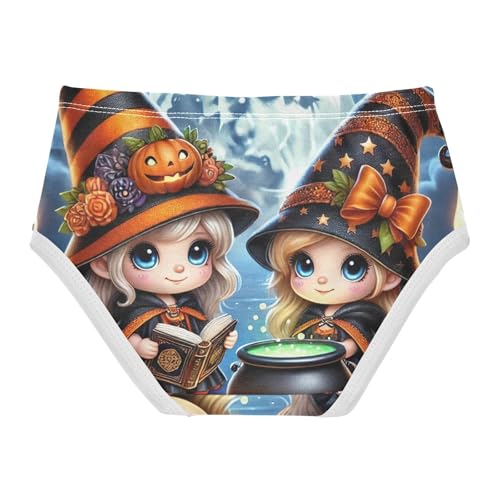 Cotton Toddler Girls Underwear Cute Halloween Gnome Girl Panties Cute Durable Undies Kids Briefs 2t2