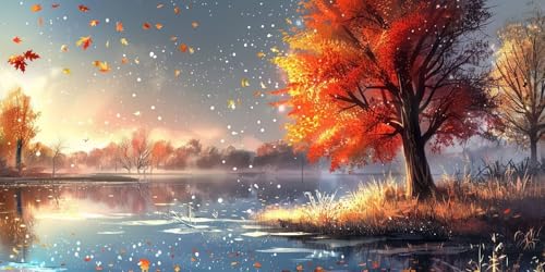 Peinture diamant kit grand format 60x120 cm avec cristaux 5D ultra brillants