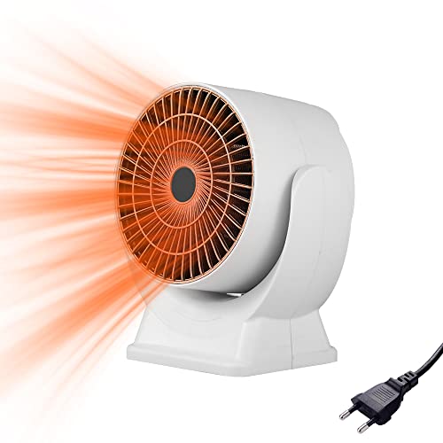 HIULLEN - Calefacción de elevación, 800 W, radiador de soplador, radiador eléctrico, ventilador...