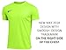 Nike Men's Park Short Sleeve T Shirt (Volt, Large)