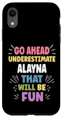 ALAYNA Personalized Women's Gift Custom ALAYNA X}zP[X iPhone XR p
