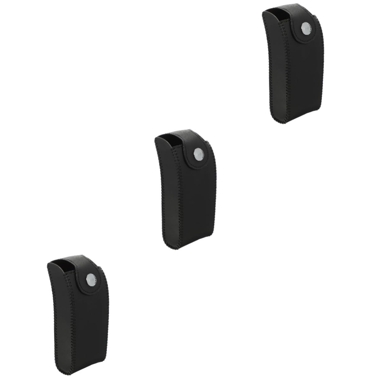 SOLUSTRE 3pezzi Porta Occhiali Da Sole Per Auto Scatola Pratica Da Montare Sul Parabrezza Con Design Elegante e Spazio Aggiuntivo Per Occhiali e Accessori Custodia Leggera e Versatile Per