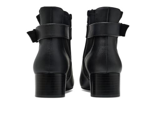 Clarks Collection Women's Iridessa Clara Ankle Boot, Black Leather, 10 Wide US by Clarks - Used condition - Image 6