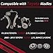 AUCERAMIC 9-4221S 2TRFE Timing Chain Kit Fit for 2005-2015 Toyota Tacoma 2005-2017 Hiace 2010 4Runner 2006-2008 2010-2015 Hilux 2.7L L4 Replace # 135060C040 1350775010