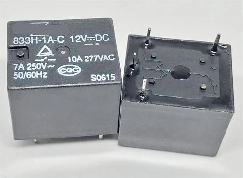 Relé 833HM-1A-C 12 VCC de 4 pines para solucionar fallos en placas electrónicas