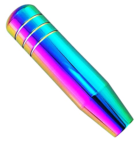 Yjxian Gear Stick Shifter Knobs, Metal Car Shift Head Knob With Aluminum Alloy Shifting Lever Fit Most Manual Automatic Vehicles With 3 Threaded Adapters M8 M10 M12 X 1.25 (Colorful) #TOP5