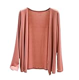 Photo Gallery aofcesqy cardigan donna elegante cardigan in maglia elegante tinta unita da donna, a maniche lunghe, leggero, bolero, soprabito, aperto sul davanti, leggero, casual, in maglia, rosa m Photo Gallery aofcesqy cardigan donna elegante cardigan in maglia elegante tinta unita da donna, a maniche lunghe, leggero, bolero, soprabito, aperto sul davanti, leggero, casual, in maglia, rosa m