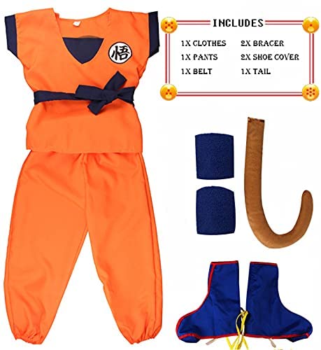 Yakogy Cosplay Costume Sets Halloween Kids Pretend Play Japanese Anime Dress Up Outfit And Pants,M #TOP6