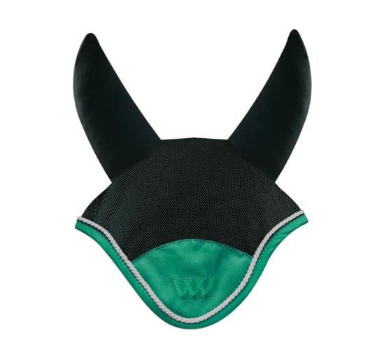 Woof Wear Ergonomic Fly Veil Black and Racing Green Large