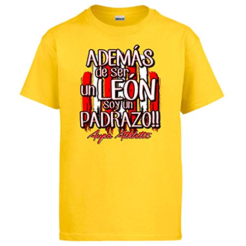 Diver Bebé Camiseta además de ser un León Soy un padrazo Bilbao fútbol - Amarillo, L
