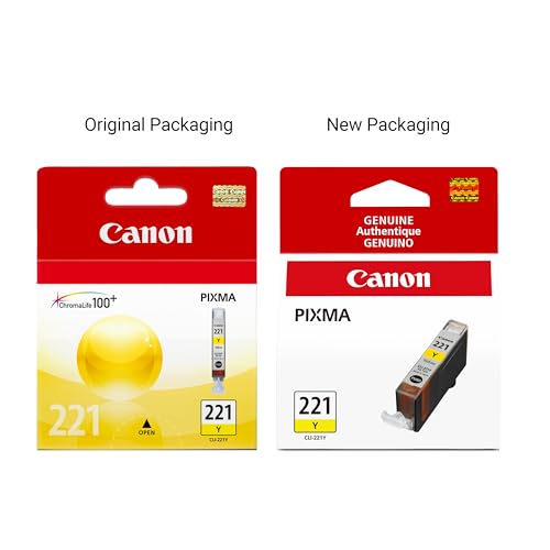 Canon CLI-221 Genuine Yellow Ink Tank, Compatible with MP980, MP560, MP620, MP640, MP990, MX860, MX870, iP4600, iP3600, and iP4700 Printers - image 4