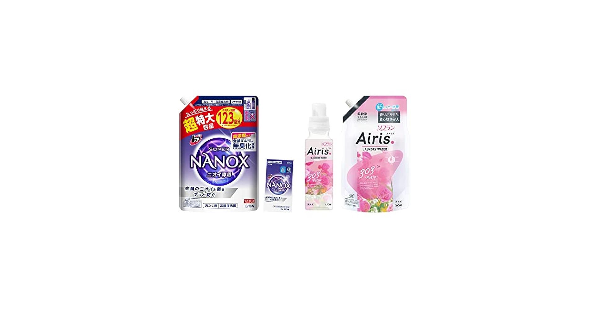 【大容量】トップ スーパーナノックス ニオイ専用 プレミアム1230g✖️７個 Amazon | 【大容量】トップ スーパーナノックス ニオイ専用