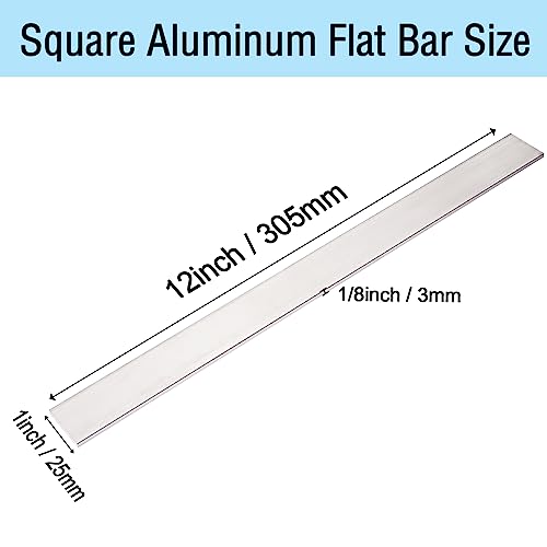 Teziicus ALPT-1158 12 Pieces Square Aluminum Flat Bar thumb #2