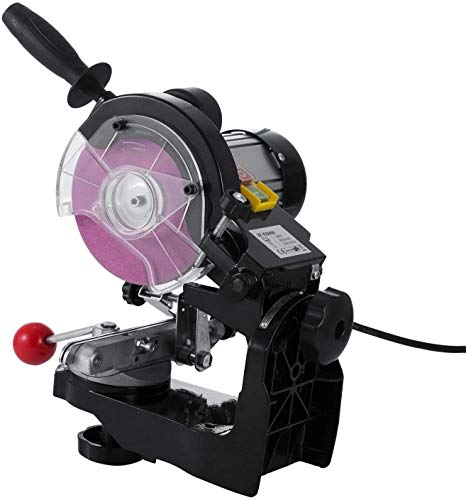 Chainsaw Sharpener, Professional Electric Multi-Angles Automatic Saw Chain Blade Grinder Sharpener Machine, 1/8-Inch-by-3/16-Inch