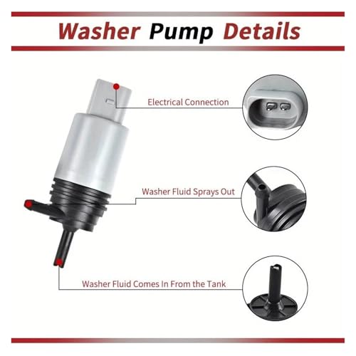 Bomba lavaparabrisas solucion para limpiar cristal trasero de BMW 325i 328i y M6 3