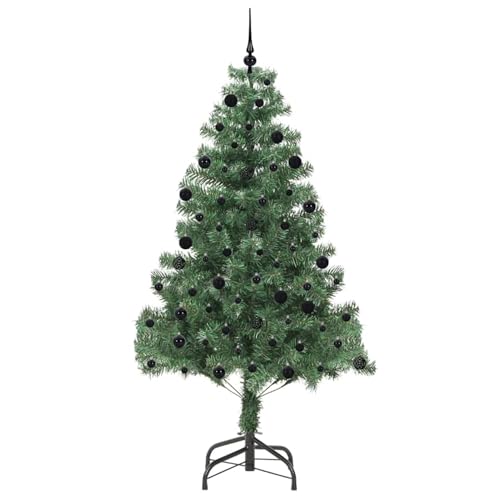 Árbol de Navidad artificial Gecheer de PVC con luces integradas para salón y terraza 5