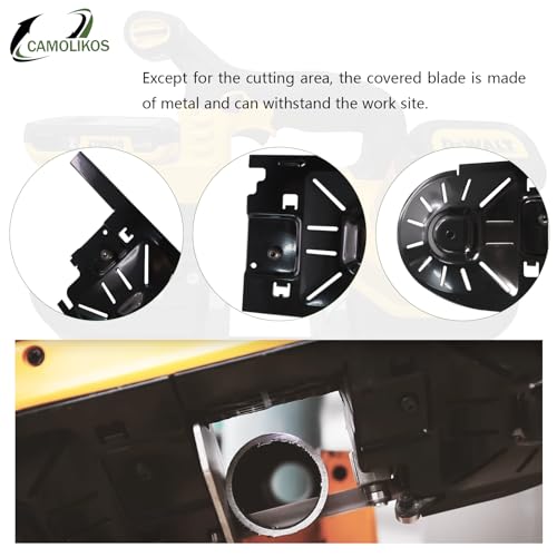 DCS3711 Band Saw Blade Guard 14-1/2" 20V Max Bandsaw Blades Compatible with DeWalt Band Saw Portable Table Saw Cover Replacement Part - Thumbnail 4