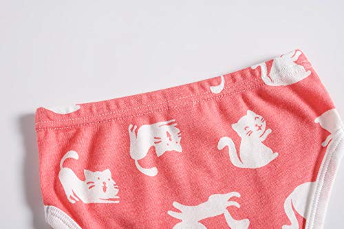 Sladatona Little Girls' Soft Cotton Underwear Bring Cool,Comfort Experience Panty 5-6years Red Blue