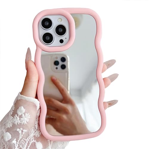 MuZiF iPhone XR �p �P�[�X ���Ƃ� �E�F�[�u ���킢�� ���� �� �؍� ������� �V���v�� �~���[ ���ʃf�U�C�� ���^ �ϏՌ� TPU�o���p�[ �A�C�t�H�� XR �p �g�ѓd�b�ی�J�o�[�iiPhone XR,�s���N�j