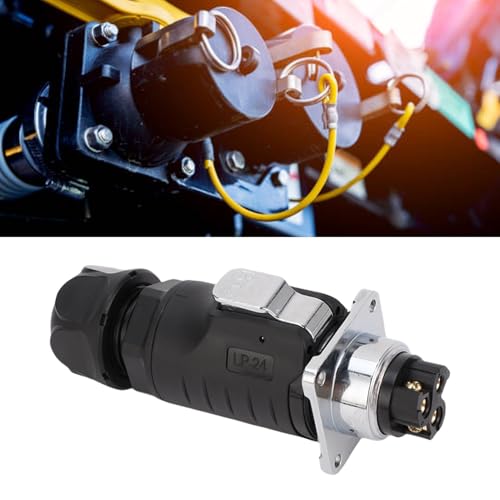 Conector Aviación Impermeable Fafeicy, 25A, IP68 miniatura 3