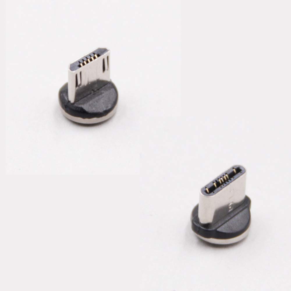 K-S-Trade Cavo di Ricarica Magnetico di Alta qualità Cavo di Sincronizzazione Cavo Dati Compatibile con Cubot Note 20 con Connettore USB Tipo C E Connettore Micro USB 2A Fino A 480mbps
