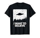 I Want to Believe Vintage Area 51 Funny Alien Abduction Gift Novelty Apparel. This UFO shirt makes a great alternative Halloween costume as well!