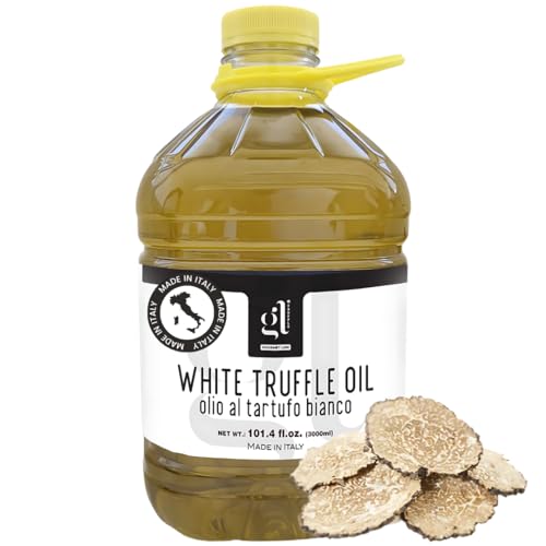GL TRUFFLE GOURMET LINE - White Truffle Oil Bulk, 3 Liters, 97 fl.oz