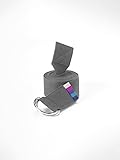 Yogamatters D-Ring Yoga Belt Strap - Organic Cotton, 2m | For Stretching and Improving Flexibility | Yoga Accessories & Equipment (Slate Grey)